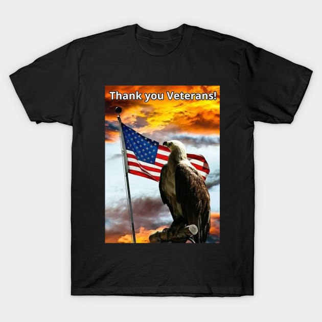 Thank you Veterans! T-Shirt by cameradog